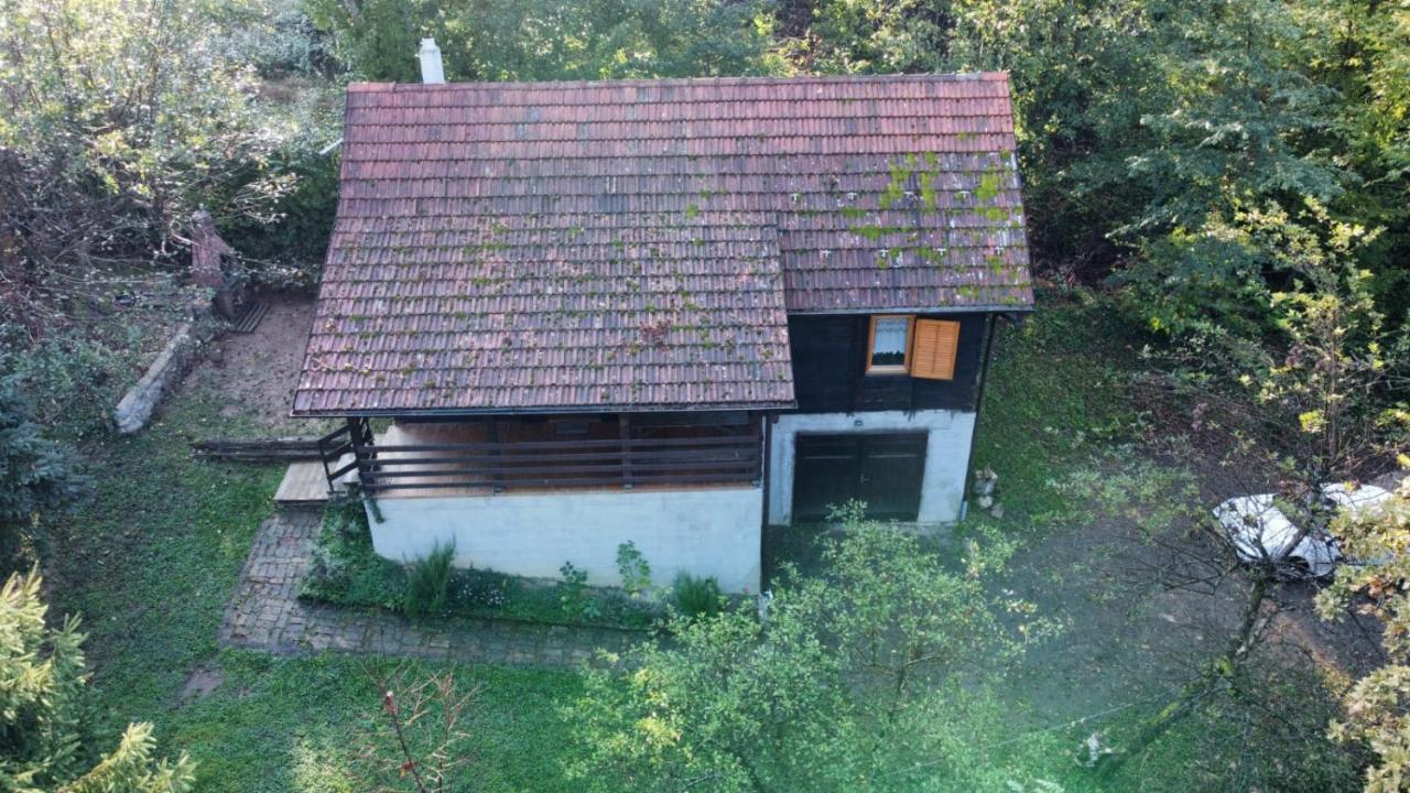 Wooden House Near The River Kupa Kamanje Exteriör bild